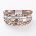 Boho Leather Multi-layer Bracelet