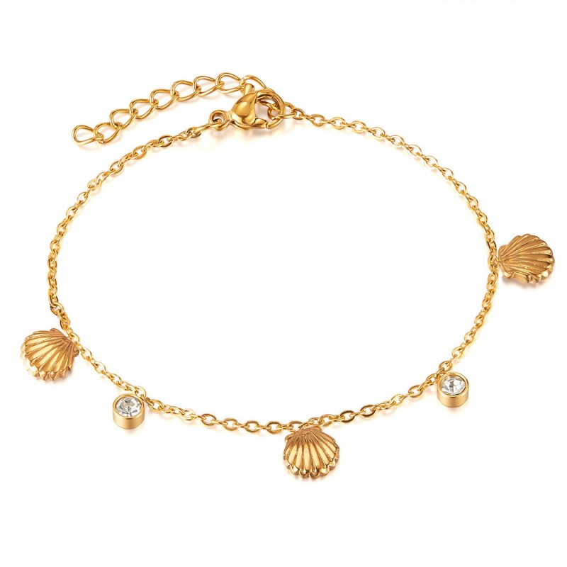 Stainless Steel Gold-plated Bracelet Fashion Personality All