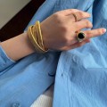 three-layer wide-brimmed bracelet personalized design bracelet