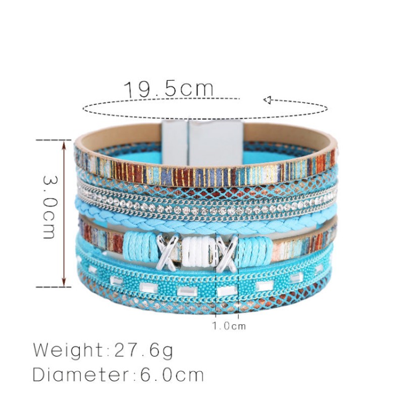 Bohemian Ethnic Style Wide Bracelet