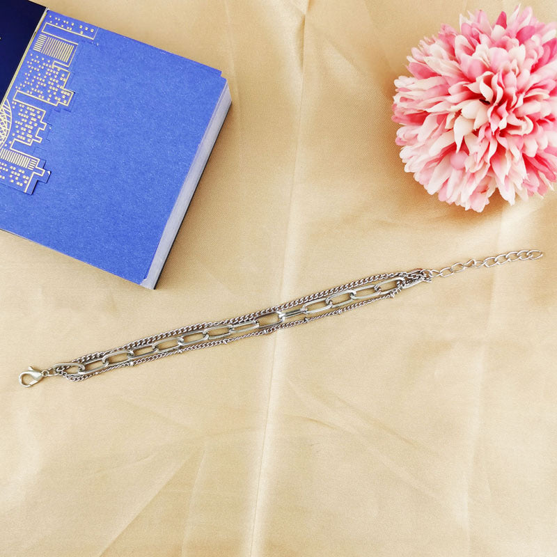 Design gold simple multi-layer bracelet