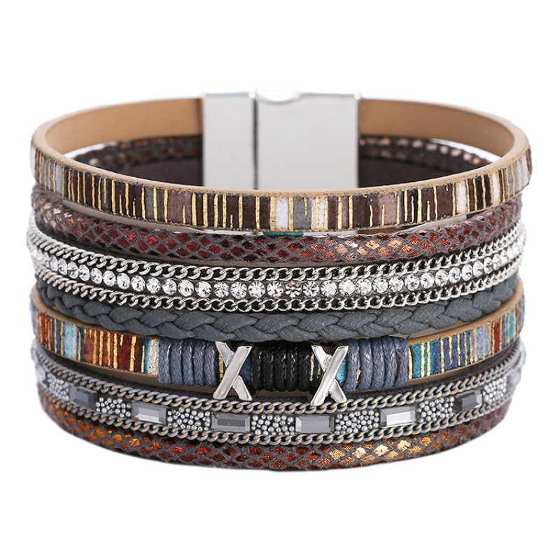 Bohemian Ethnic Style Wide Bracelet