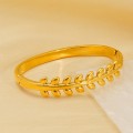 Electroplating non-fading titanium steel bracelet buckle bracelet
