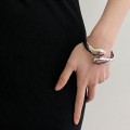 Retro Style Metal Geometric Cross Bracelet