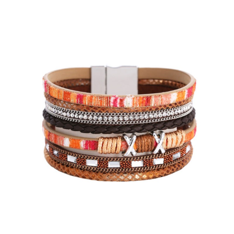Bohemian Ethnic Style Wide Bracelet